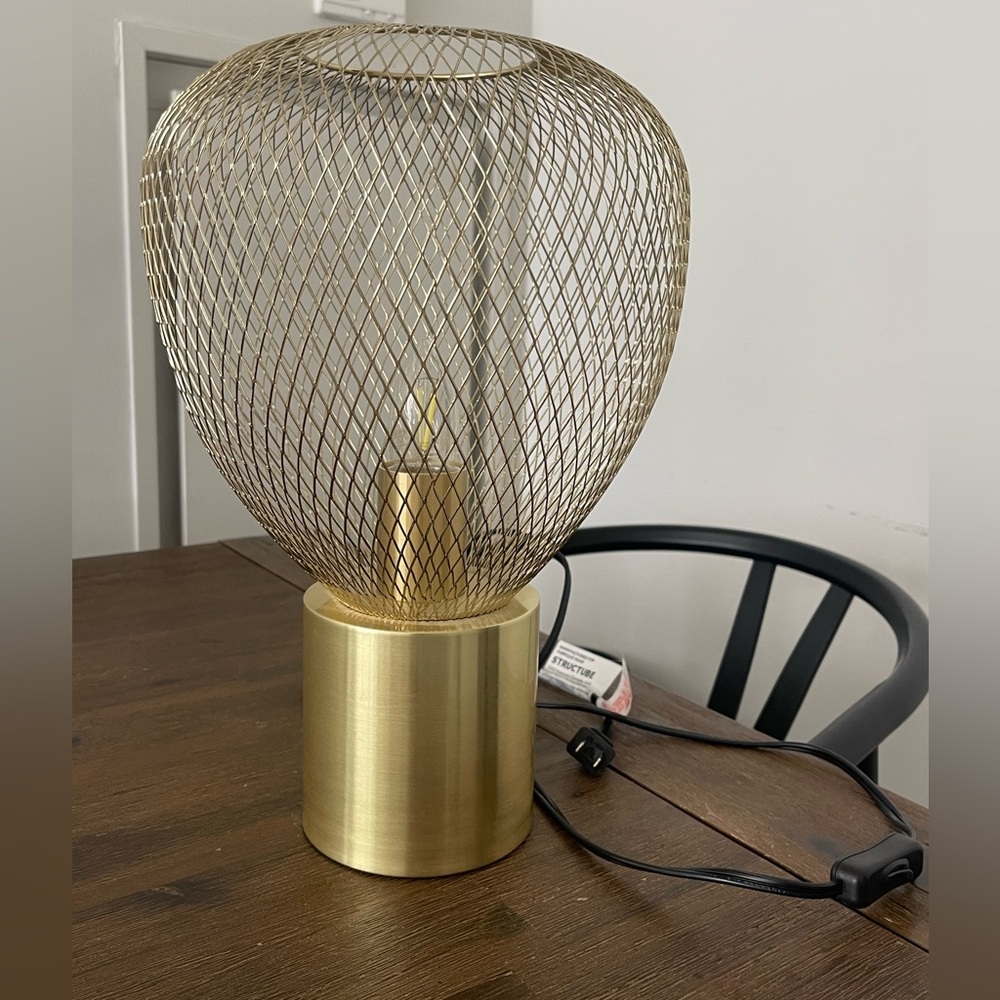 Gold lamp, in perfect condition
